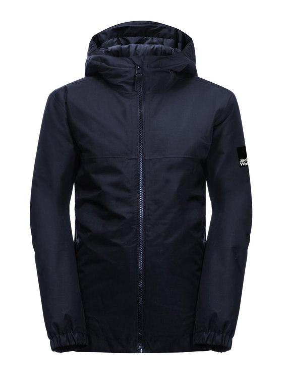 Jack Wolfskin Winterjacke Spirit 2L (wasser-winddicht, atmungsaktiv, robust) nachtblau Kinder (164-176)